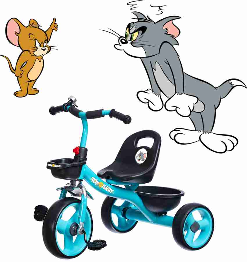 KIWI COOL Tom Jerry Super Duper Cool Tricycle for your Toddler 40KG Weight Capacity KC TRICYCLE 165 BLUE Tricycle