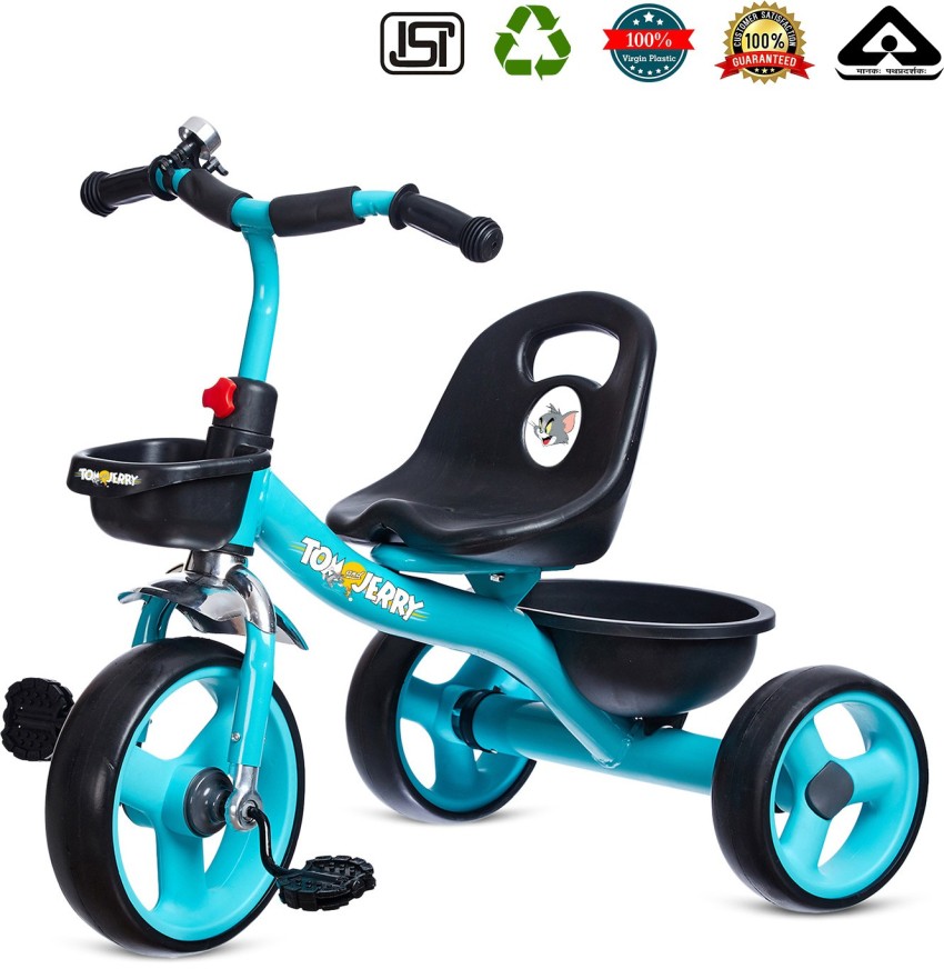 KIWI COOL Tom Jerry Super Duper Cool Tricycle for your Toddler 40KG Weight Capacity KC TRICYCLE 165 BLUE Tricycle