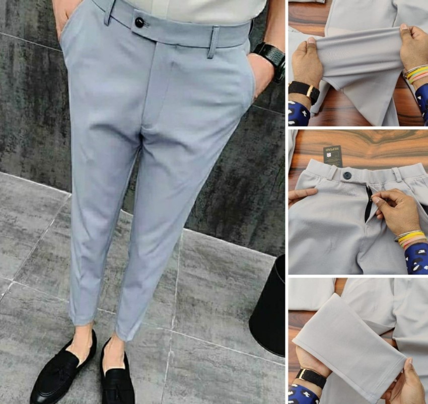 Ankle Length Pants Mens Hole Pencil Pants Cotton Jeans Slim Fit Haren Jeans  for Teenagers Male Ripped Trouser Denim | Wish