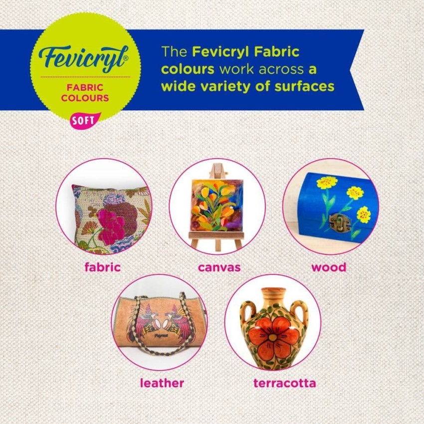 Fevicryl fabric colours deals price