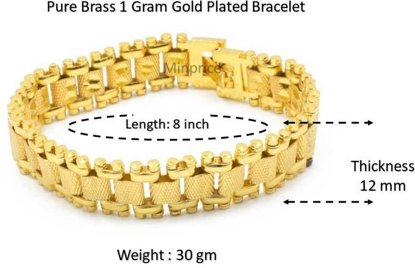 Minprice Brass Gold plated Bracelet