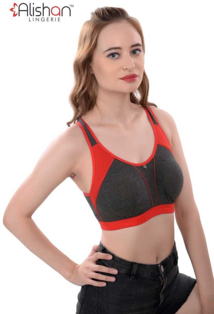 Alishan SPORTS BRA WITH PADDED & PADD REMOVER FOR WOMEN Women Sports  Lightly Padded Bra - Buy Alishan SPORTS BRA WITH PADDED & PADD REMOVER FOR  WOMEN Women Sports Lightly Padded Bra