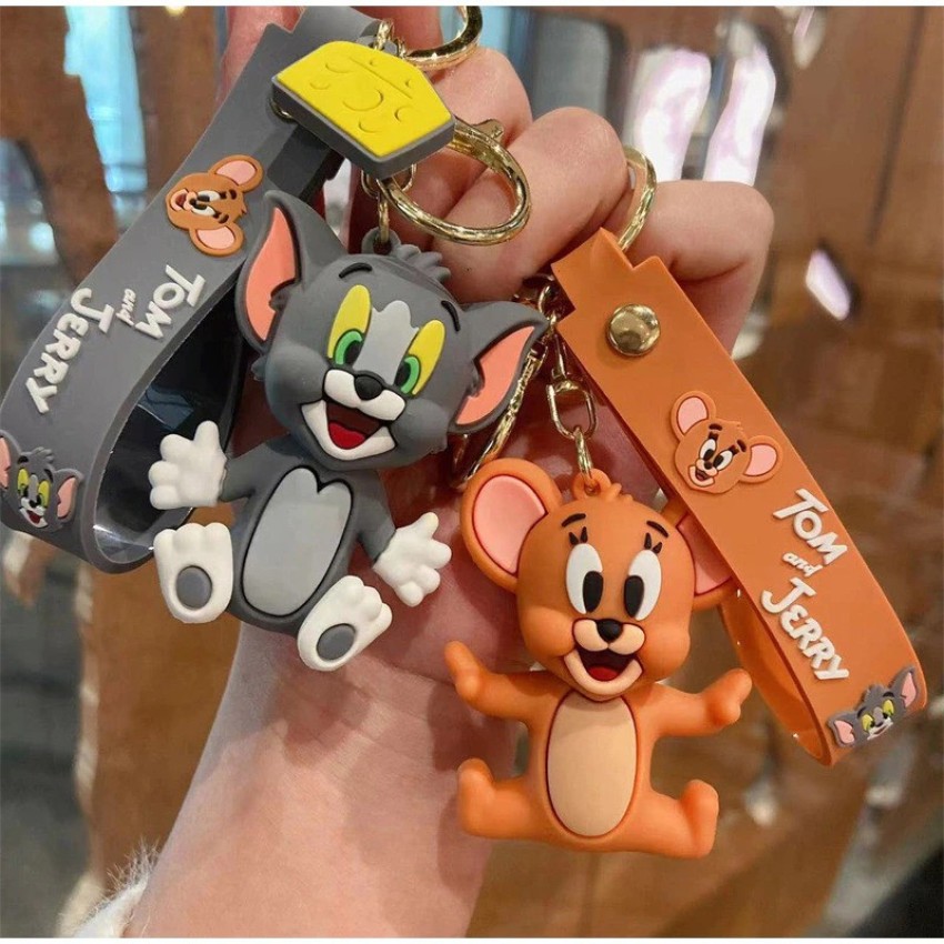 Tom and jerry keychain on sale metal