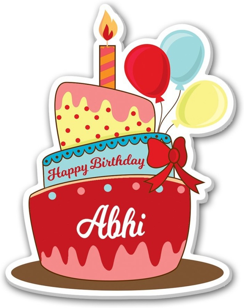 ❤️ Chocolate Birthday Cake For Abhi