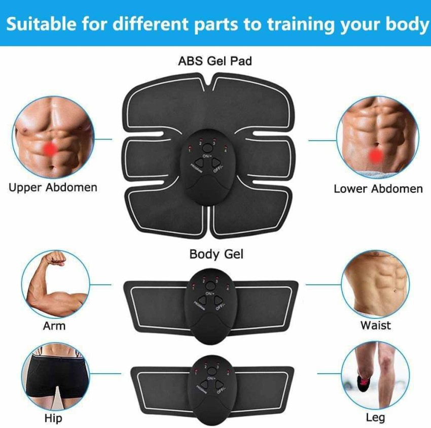 Electric Muscle EMS Stimulator Toner Trainer for ABS Abdomen Arms