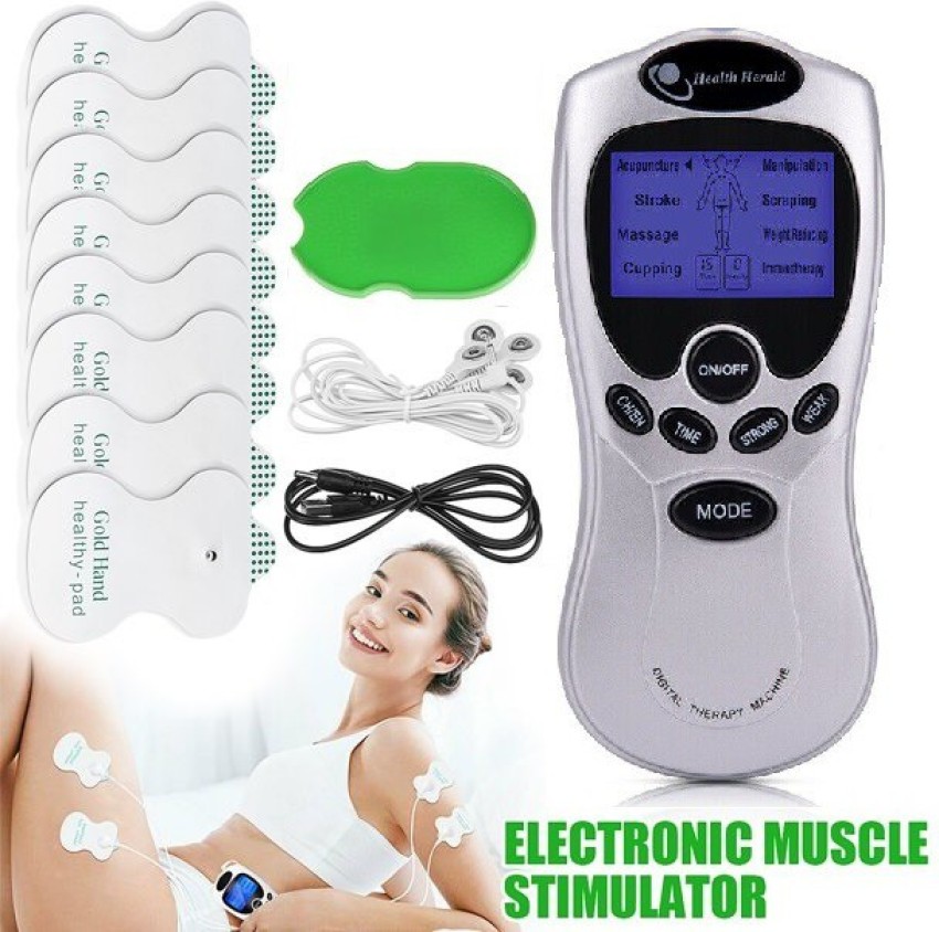 TENS Unit Electronic Pulse Massager for Electrotherapy Pain Therapy Muscle  Stimulator Massager, 8 Modes and 8 Pads, Electric Massager for for Shoulder