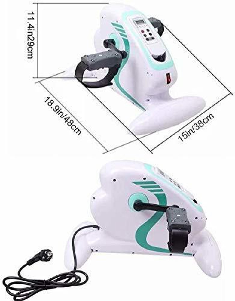 crazyfit Electric Portable Motorised Mini Exercise Bike Leg and