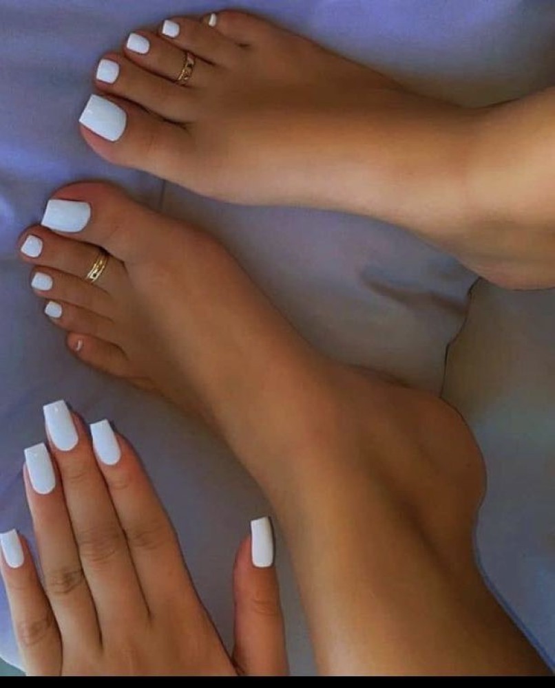 Celebrity White Nail Polish Color Trend | POPSUGAR Beauty