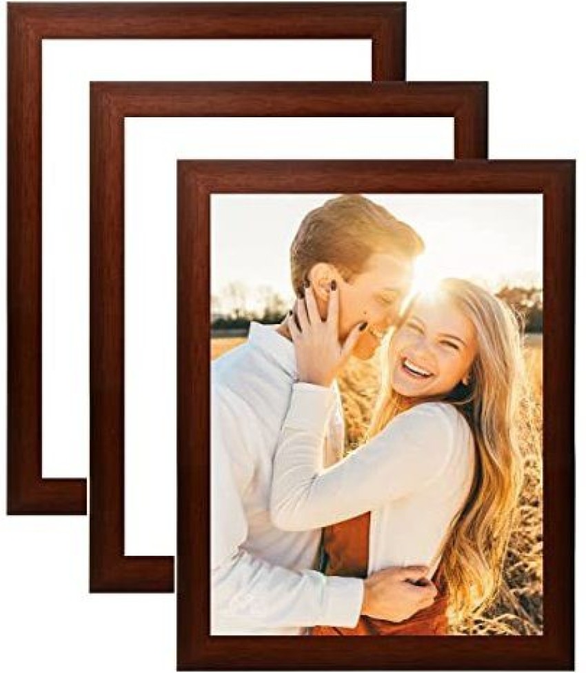 customized glass and wood photo frame A4 size with design and photo printed