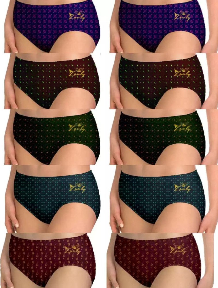 JUST ONLINE ENTERPRISE Women Hipster Multicolor Panty - Buy JUST ONLINE  ENTERPRISE Women Hipster Multicolor Panty Online at Best Prices in India