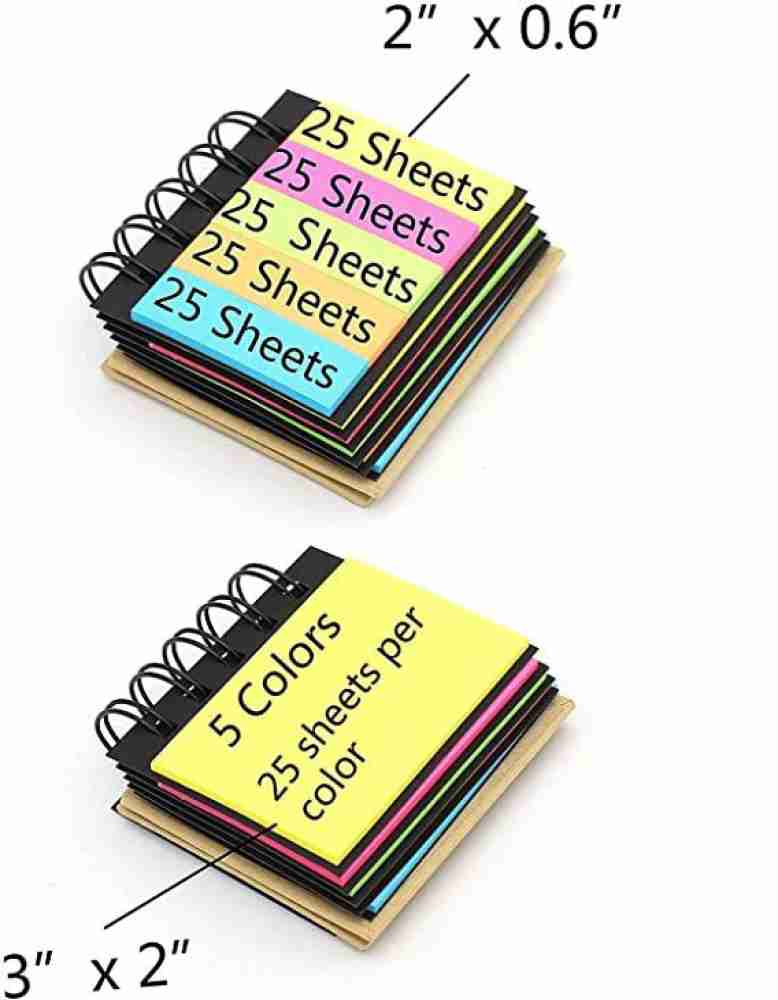 Transparent Sticky Notes 75*75mm, 200pcs Self-stick Note Pads