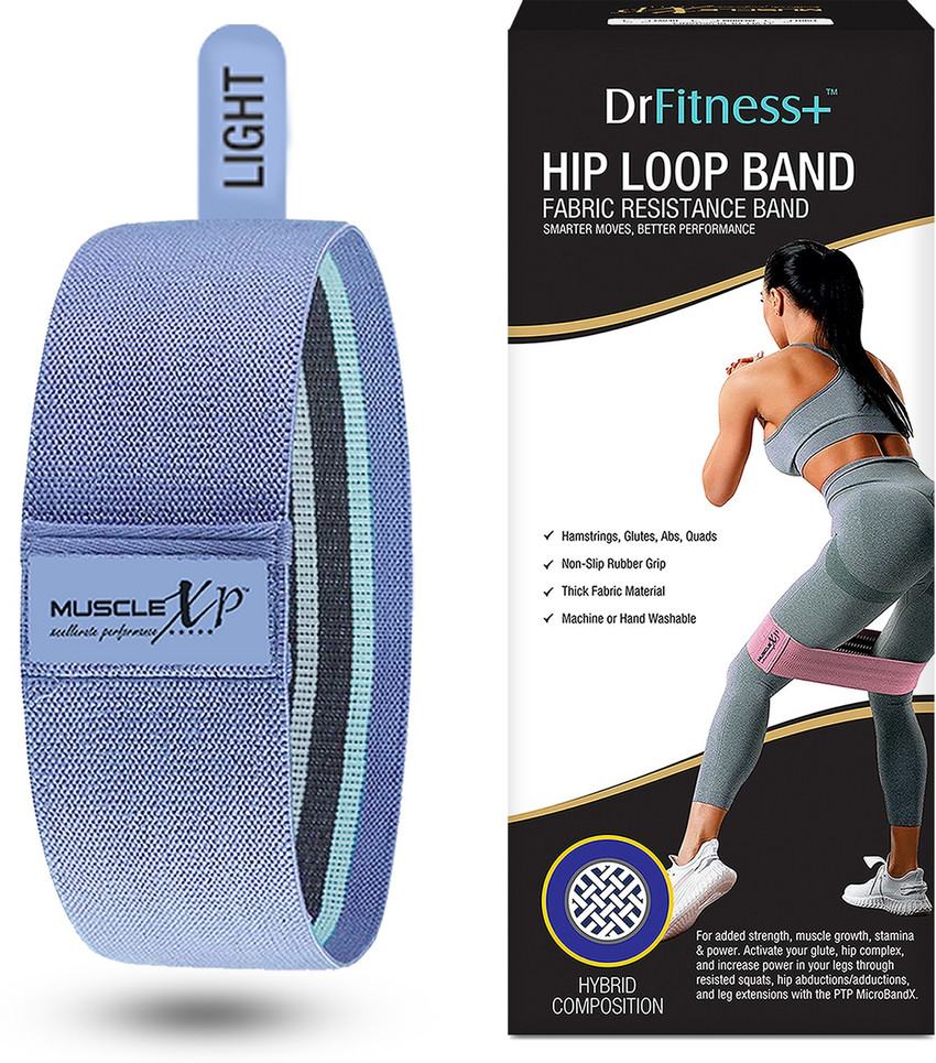MuscleXP DrFitness Hip Loop Fabric Resistance Band For Women Men Light 17 Inches Resistance Tube Buy MuscleXP DrFitness Hip Loop Fabric Resistance Band For Women Men Light 17 Inches Resistance Tube