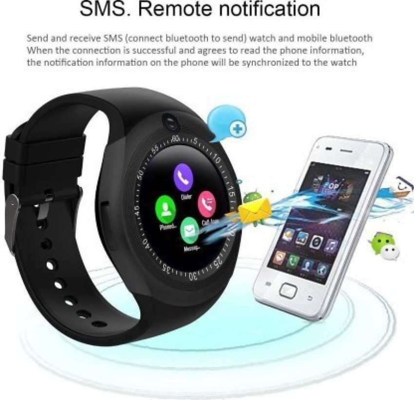 Bluetooth Smart Watch with Camera Sim Card Message Notifications Android  Smartwatch for Android Mobile Phone