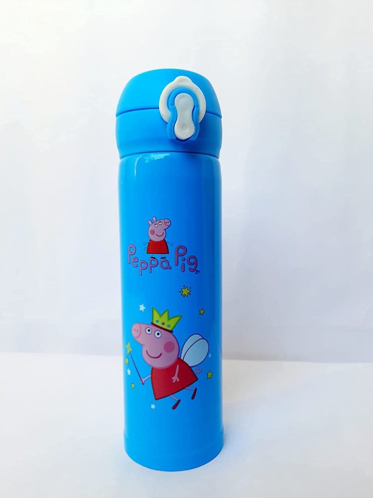 Peppa Pig Stainless Steel Flask Insulated Sipper Water Bottle for Boys Kids