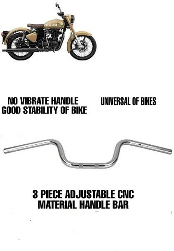 Chrome sales bike handlebars