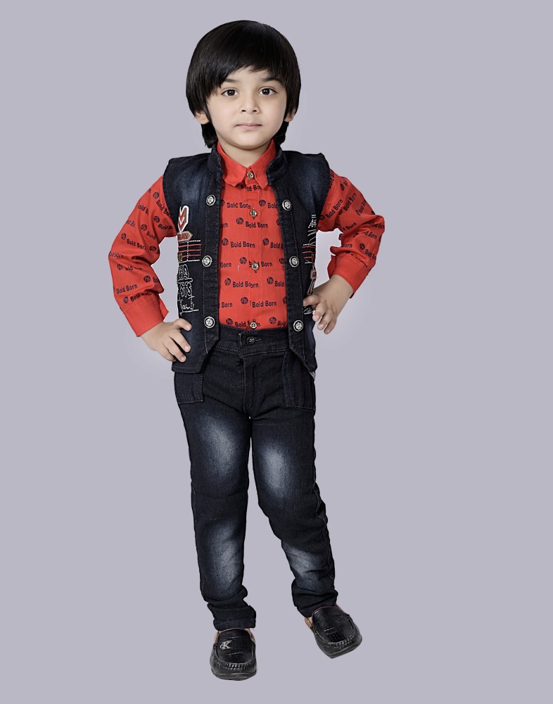 Jeans shirt best sale for boy flipkart