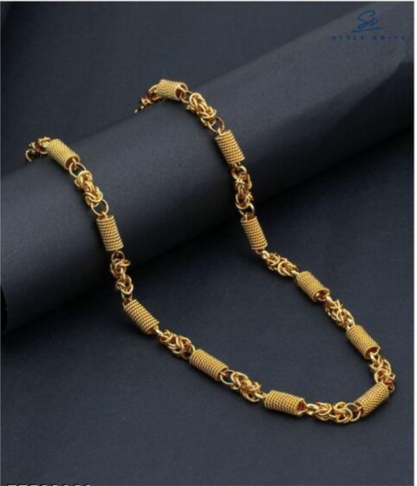 Lakhdatar Mens Trendy Artificial Gold Chain premium quality chain Gold-plated  Plated Metal Chain Price in India - Buy Lakhdatar Mens Trendy Artificial Gold  Chain premium quality chain Gold-plated Plated Metal Chain Online