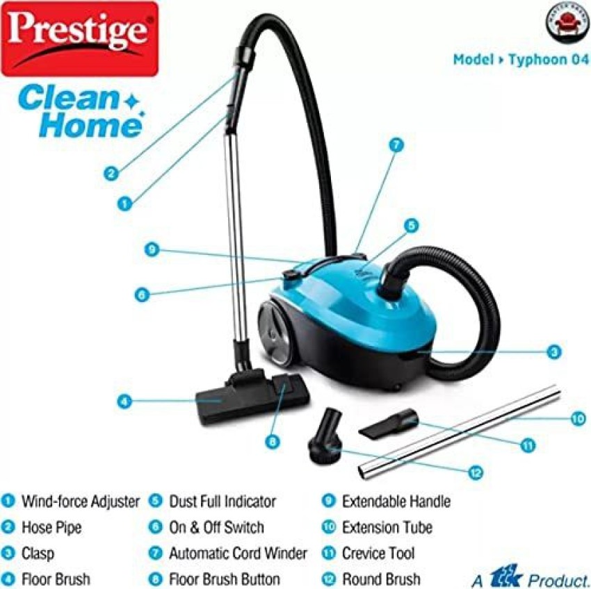 Buy Prestige CleanHome Typhoon 11 Bagless Vacuum Cleaner