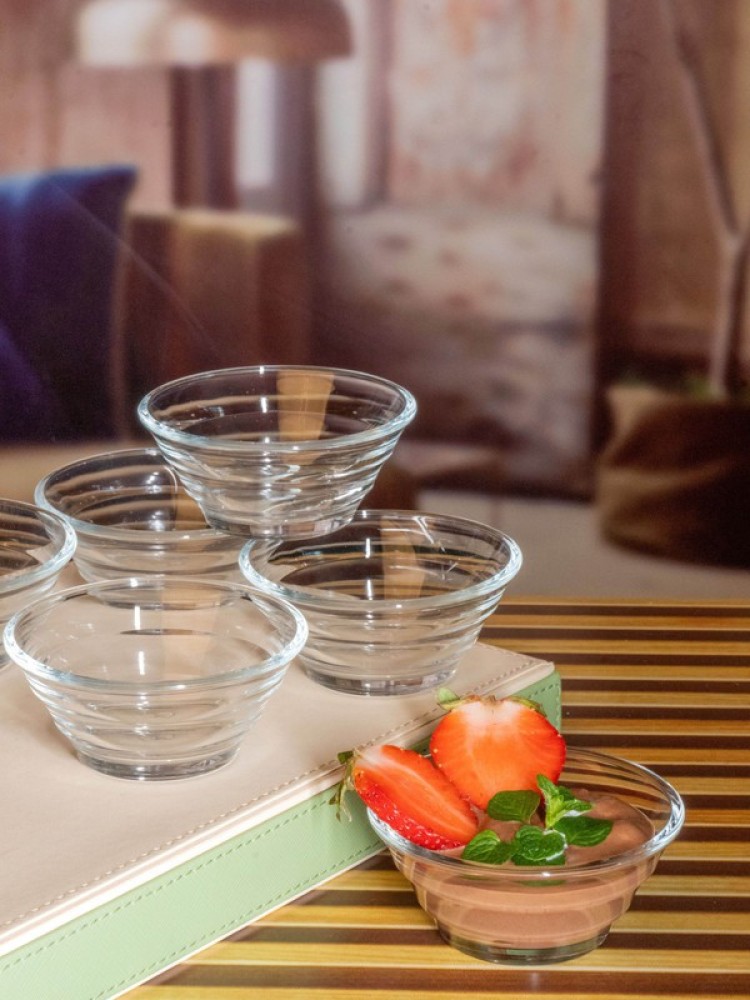 Glass dipping clearance bowls