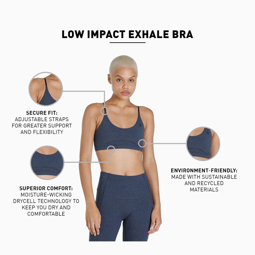 PUMA LOW IMPACT EXHALE Women Sports Lightly Padded Bra - Buy PUMA LOW  IMPACT EXHALE Women Sports Lightly Padded Bra Online at Best Prices in  India