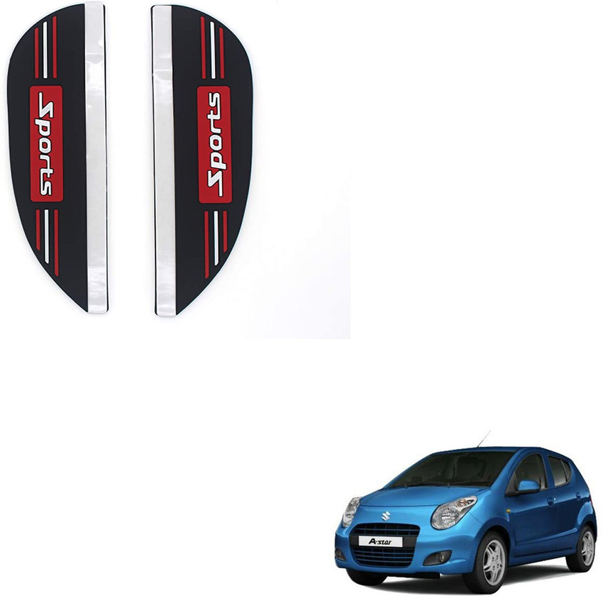 SEMAPHORE 2 Pcs Mirror Rain Guard Sports Eyebrow Maruti A Star Car