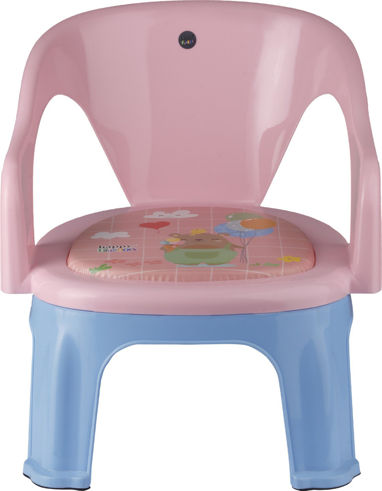 Sukhson India Kids Strong and Durable Plastic Chair with Cushion