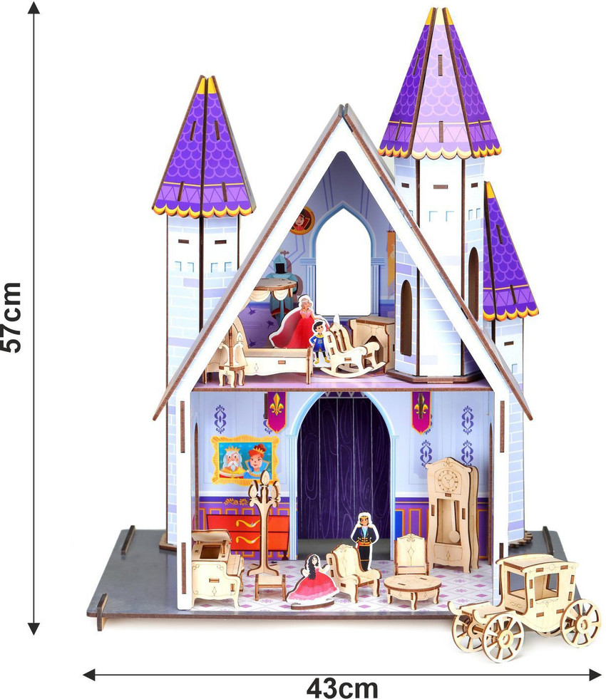 Frozen wooden doll house store