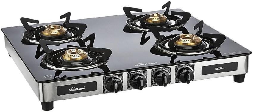 sunflame regal 4 burner gas stove