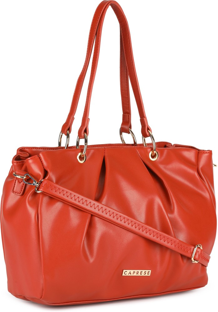 Buy Caprese Women Red Hand held Bag Terracotta Online Best Price