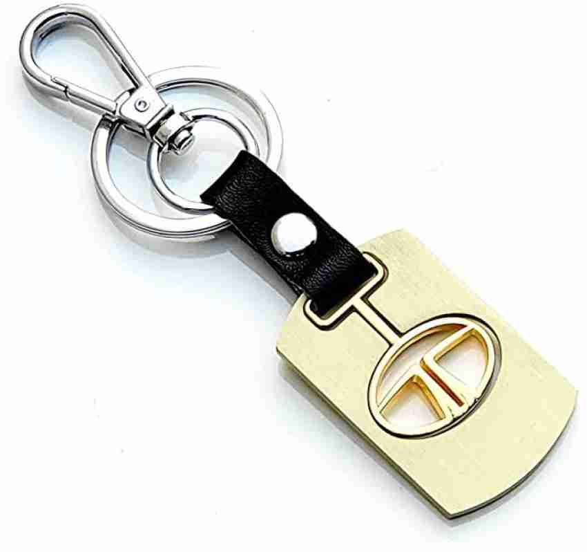 Kittton Premium Leather Key Ring For TATA Cars and Bikes for Men and  women-Gold Key Chain Price in India - Buy Kittton Premium Leather Key Ring  For TATA Cars and Bikes for