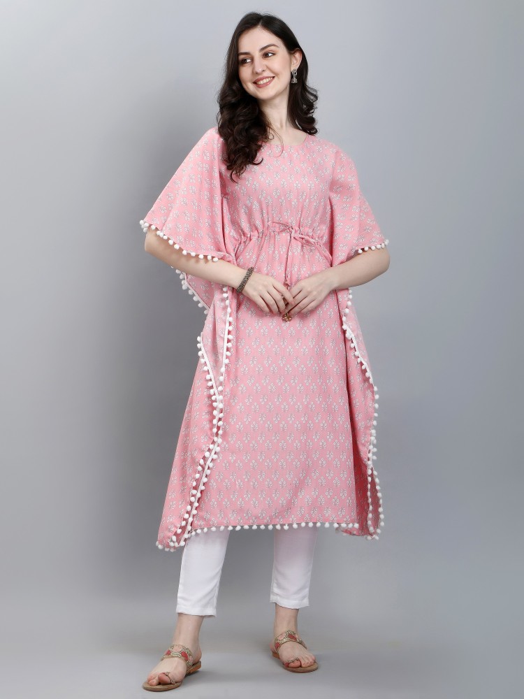 Buy Inej Yellow Rayon Flex Draped Paisley Embroidered Kaftan With Pant  Online | Aza Fashions