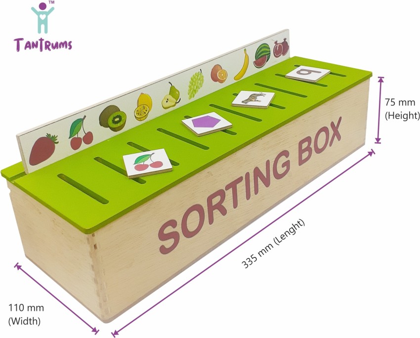 TANTRUMS Wooden Sorting Box For Kids Price in India - Buy TANTRUMS Wooden Sorting  Box For Kids online at