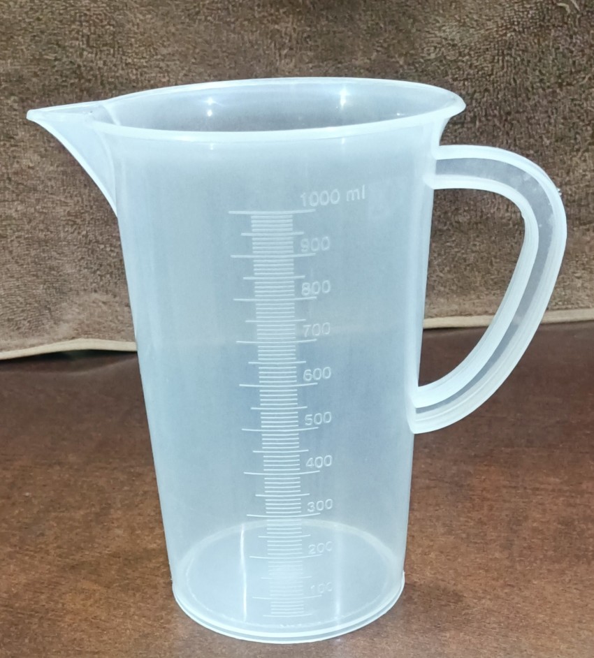 1000ml Glass Measuring Cup with Scale Handle Cake Tools Oil Pot