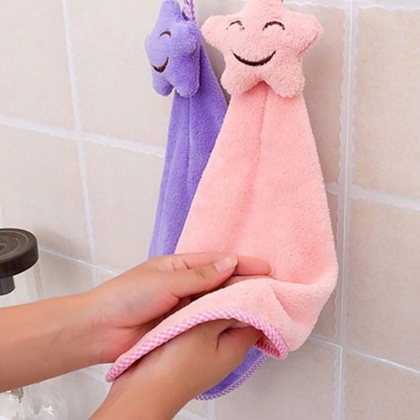 Hand towel with discount loop