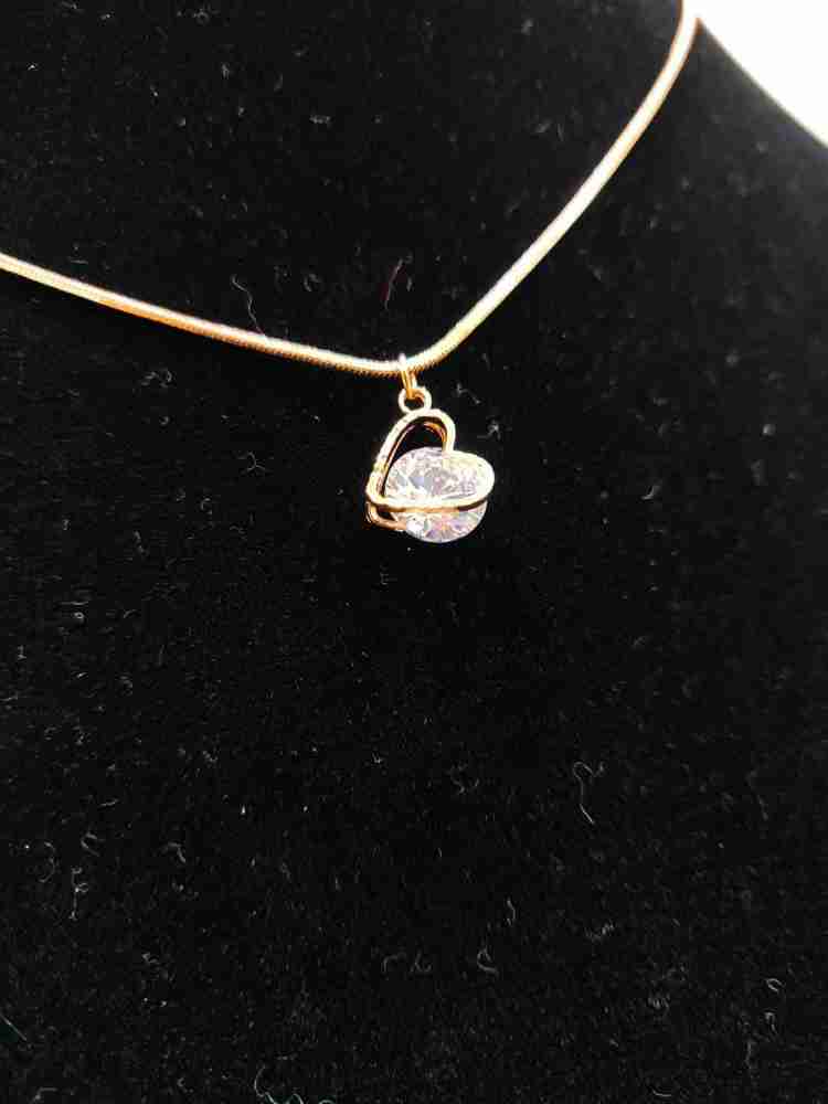 Priceless Deals Cute Heart Pendant Necklace Chain for Girls Best