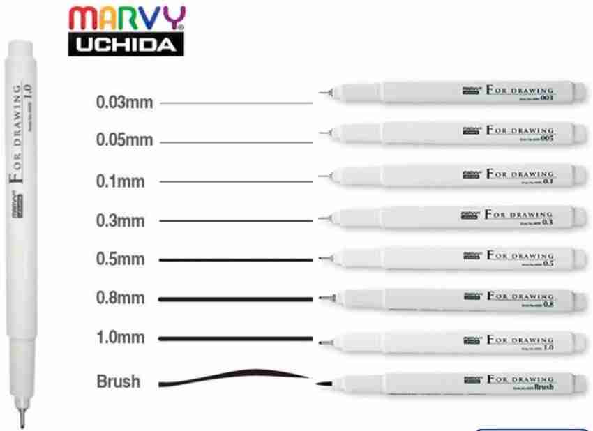 Marvy Uchida LePen Technical Drawing Pen - 0.3 mm Tip, Black