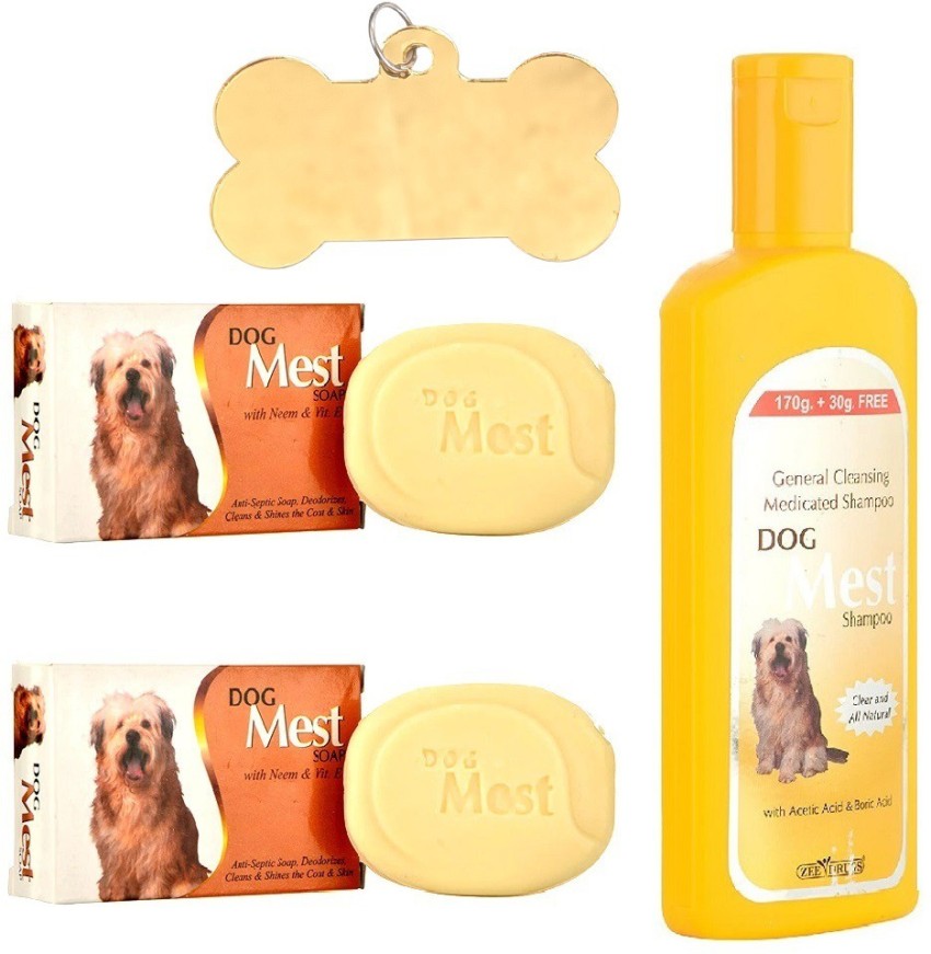 Dog soap and discount shampoo