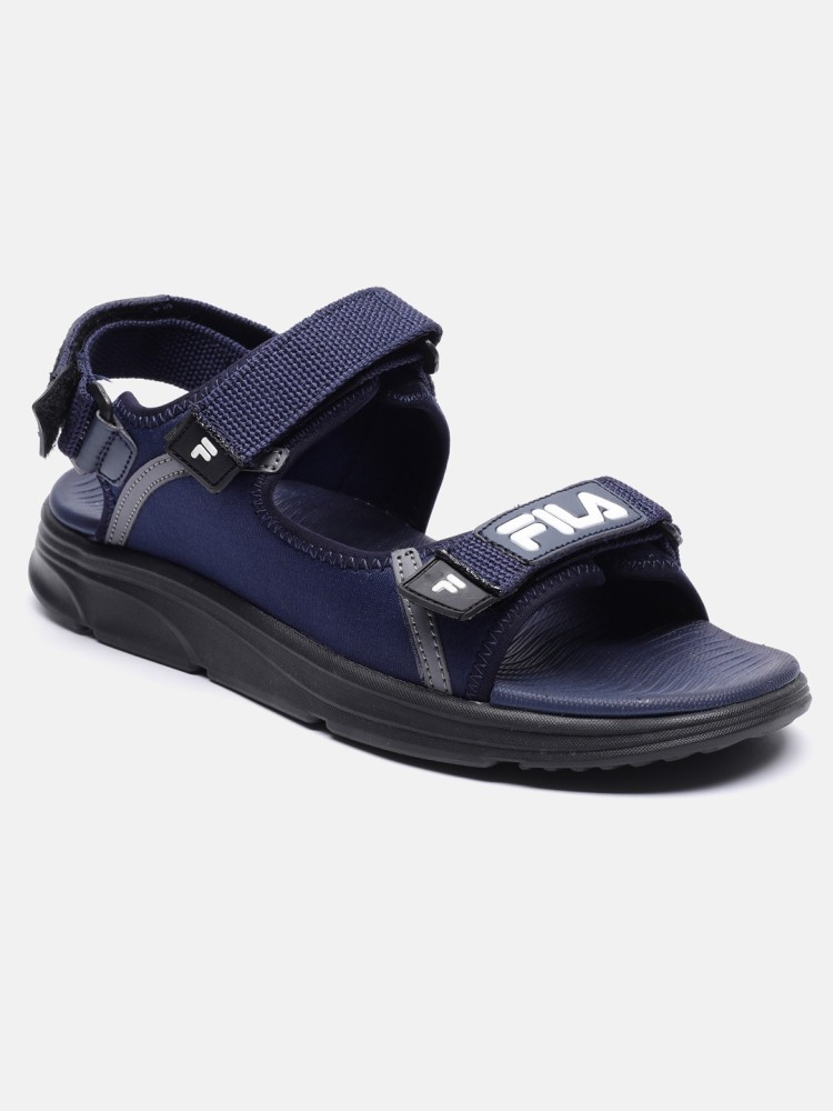 Fila sale sandals blue