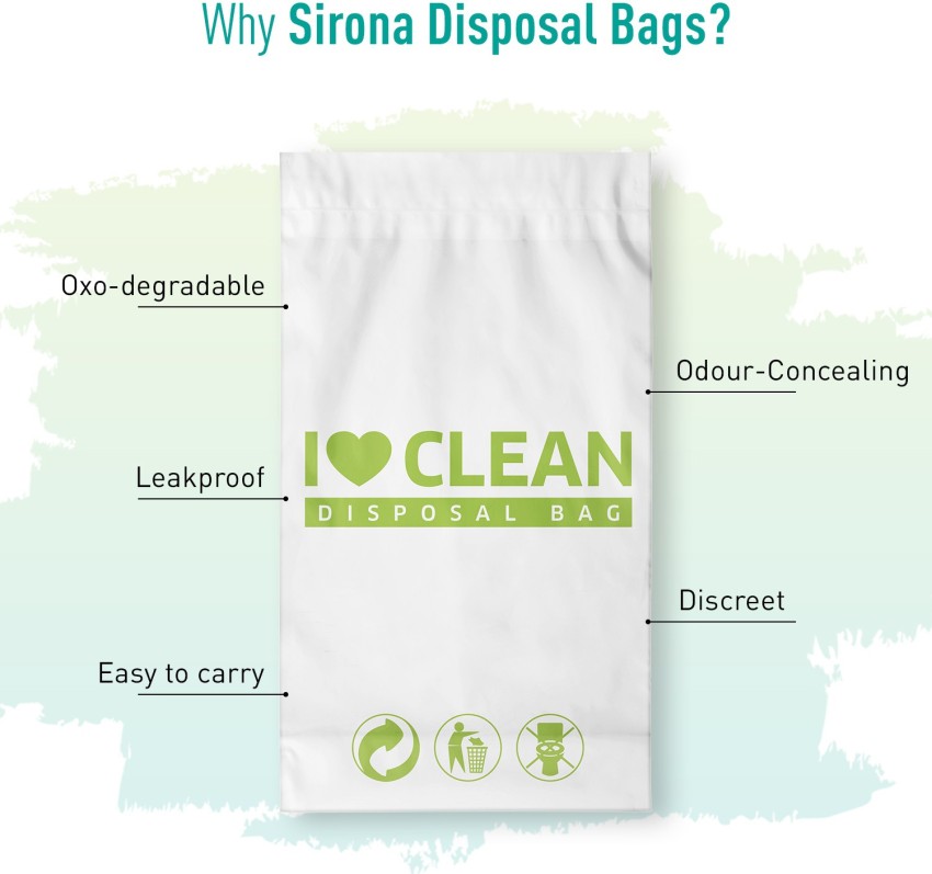 Buy BodyGuard  Baby Diapers  Sanitary Disposal Bag  60 Bags 4 Pack  15  Bags Each Online  Purplle