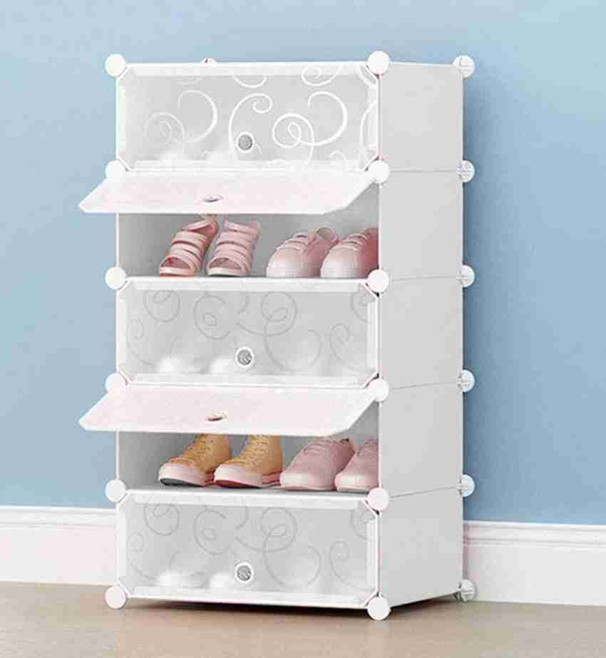 FORMONIX 5 Shelf 5 Door Plastic Cupboard Shoe Rack Plastic Metal Collapsible Shoe Stand Price in India Buy FORMONIX 5 Shelf 5 Door Plastic Cupboard Shoe Rack Plastic Metal Collapsible Shoe Stand onlin...