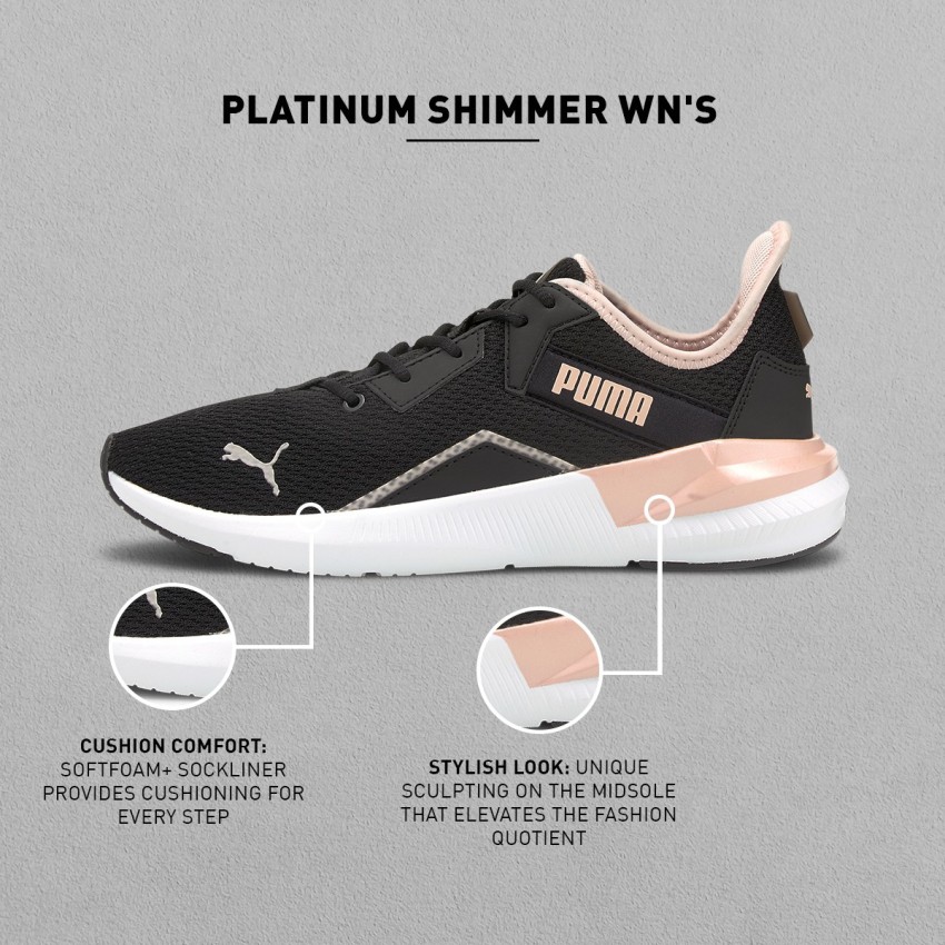 Puma platinum women's training shoes hot sale