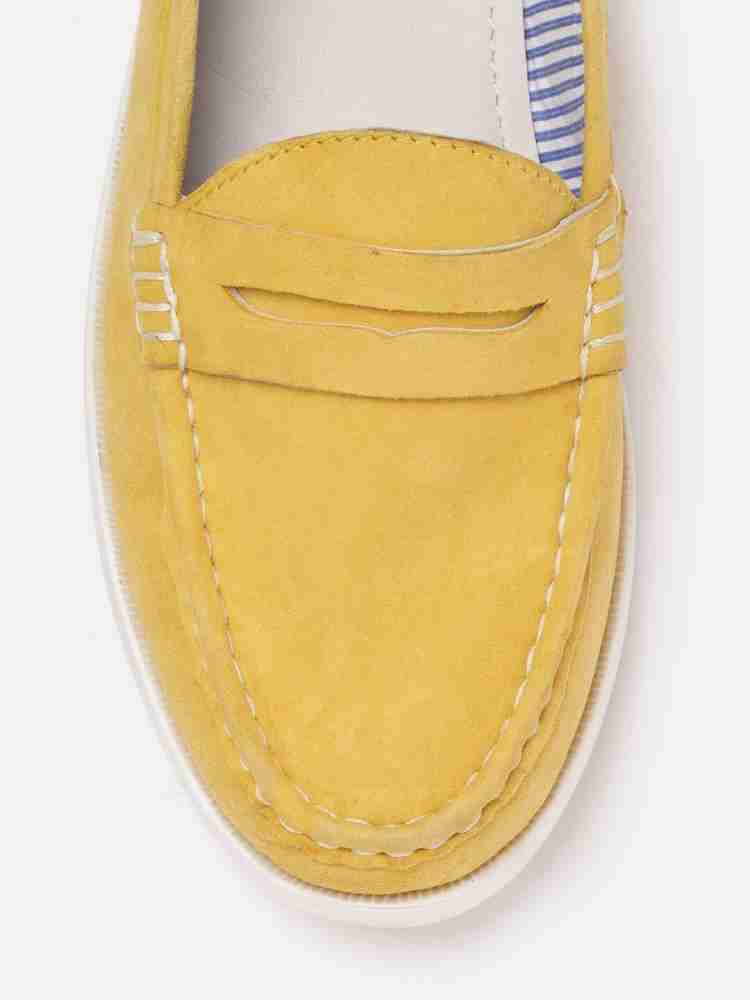 Ladies hot sale mustard loafers