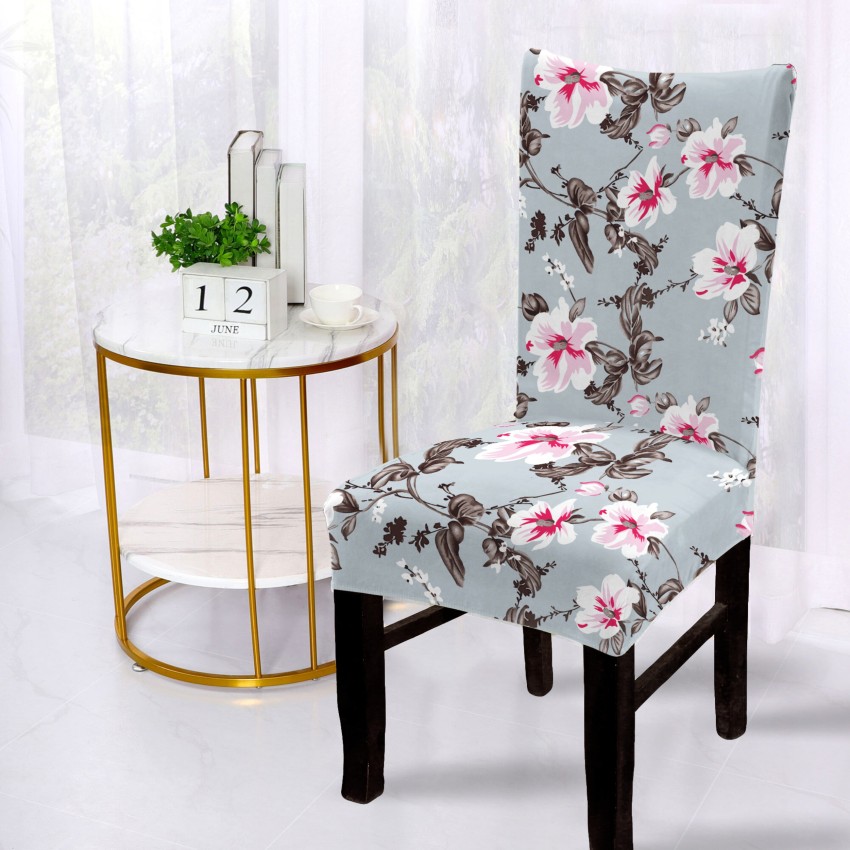 DECORIAN Polycotton Floral Chair Cover Price in India Buy