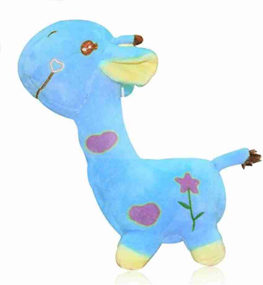 blue giraffe stuffed animal