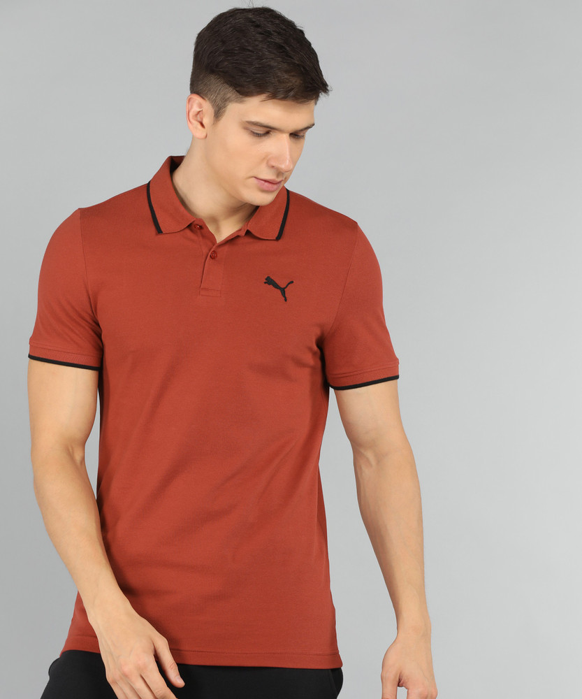 Puma red shop polo shirt