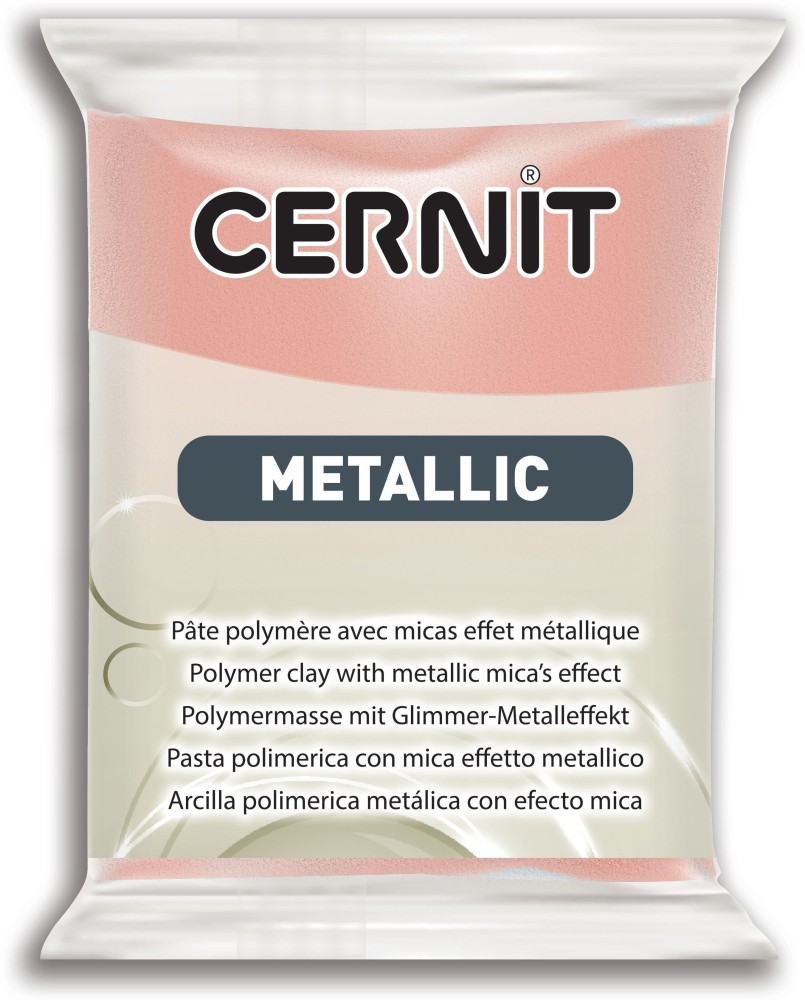 Cernit - Metallic, Pasta polimerica con mica effetto metallico