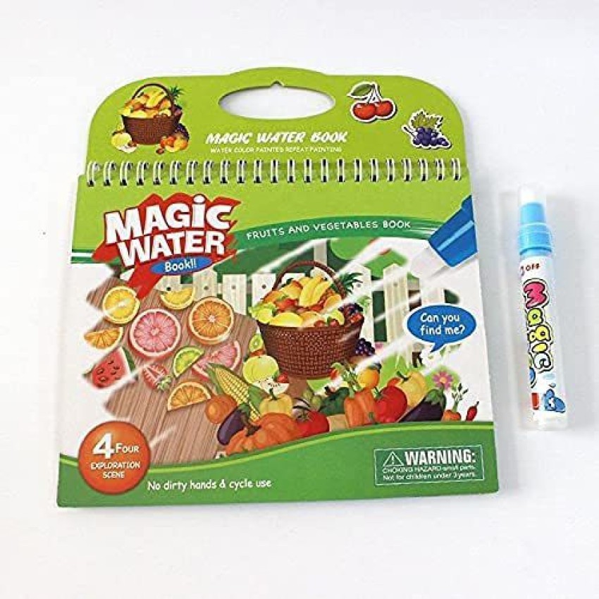 TGNSTORE Magic Watercolor Book for Kids for Painting - Magic  Watercolor Book