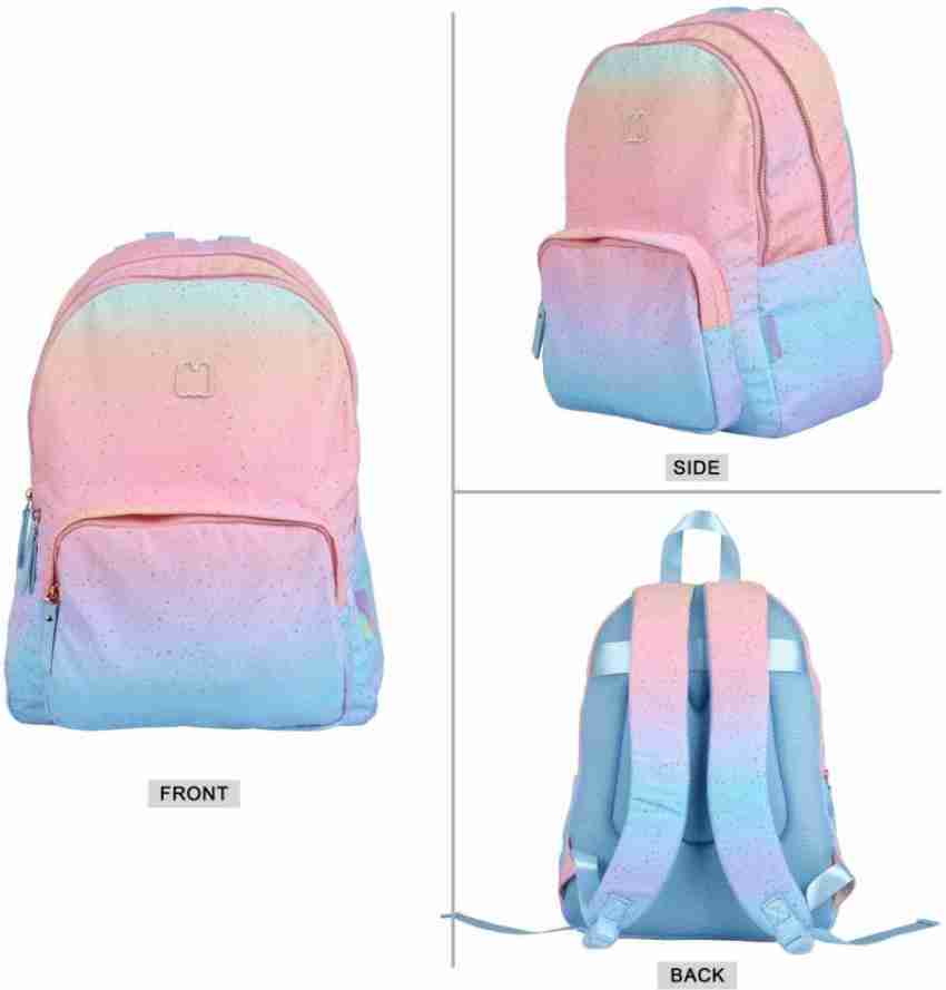 Linc Marshmallow 3 Compartment with Front Pocket Casual 20.7 L Laptop Backpack Degrade Peach Price in India Flipkart