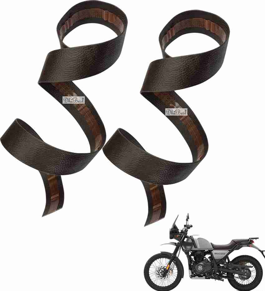 Dhe Best BikeLeatherette Handle Grip Wrap Tan For Royal Enfield Himalayan Handle Bar Grip For Royal Enfield Himalayan Price in India Buy Dhe Best BikeLeatherette Handle Grip Wrap Tan For Royal
