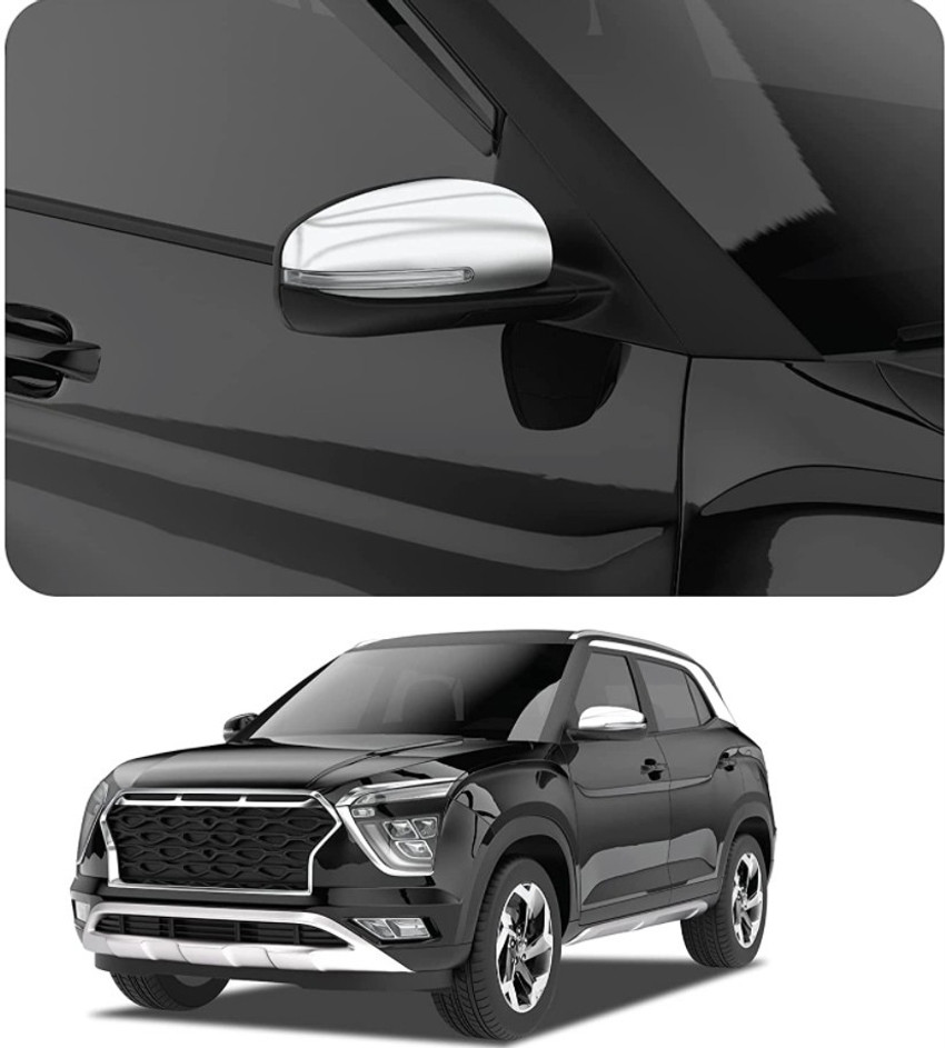 paxauto Chrome Accessories Combo Kit Compatible with Creta 2020